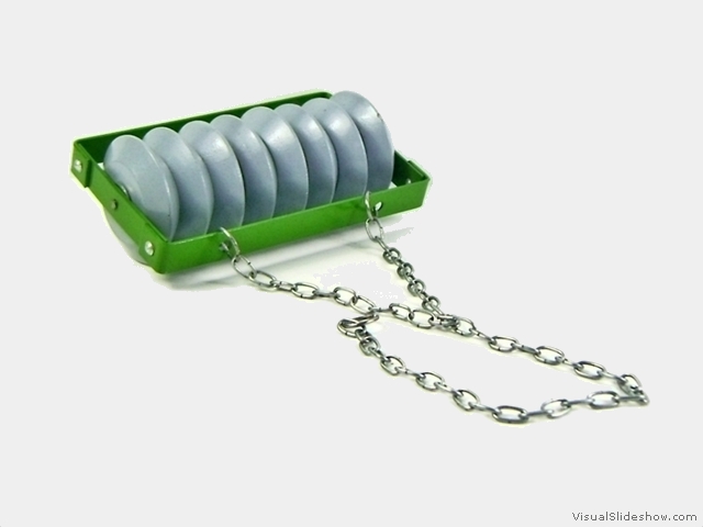 8b Walze als Zusatzteil fuer den Dreischarpflug