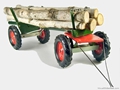 1d grosser Langholzwagen mit Metallfelgen