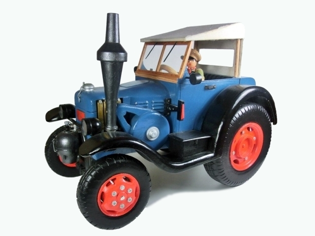 6a Lanz Bulldog 55 PS Baujahr 1938 Unikat komplett aus Holz