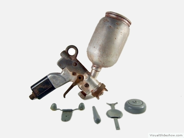 4f Original Spritzpistole von Meister Berger fuer alle grauen Fahrzeugteile